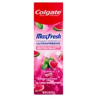 Colgate MaxFresh Watermelon Blast Flavor Anticavity Fluoride Toothpaste, 4.5 oz