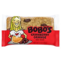 Bobo's Cranberry Orange Oat Bar, 3 oz