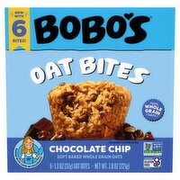 Bobo's Chocolate Chip Oat Bites, 1.3 oz, 6 count