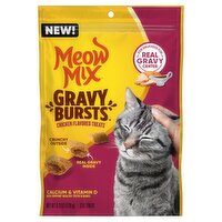 Meow Mix Gravy Bursts Chicken Flavored Treats Cat Treat, 6.3 oz