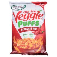 Sensible Portions Garden Veggie Screamin' Hot Flavored Baked Corn Puffs, 3.75 oz