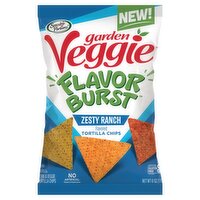 Sensible Portions Garden Veggie Flavor Burst Zesty Ranch Flavored Tortilla Chips, 6 oz, 6 Ounce