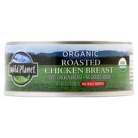 Wild Planet Organic No Salt Added Roasted Chicken Breast, 5 oz