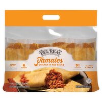 Del Real Chicken in Red Sauce Tamales, 24 oz