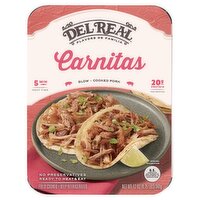 Del Real Foods Slow-Cooked Pork Carnitas, 12 oz