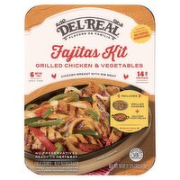 Del Real Grilled Chicken & Vegetables Fajitas Kit, 18 oz
