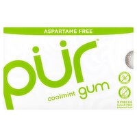 Pur Coolmint Sugar-Free Chewing Gum, 9 count