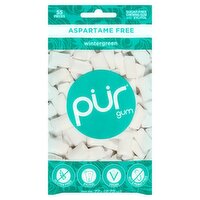 Pür Aspartame Free Wintergreen Gum, 55 count, 2.72 oz