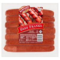 Solomon's Glatt Kosher Beef Franks, 12 fl oz