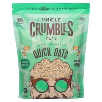 Uncle Crumbles Quick Oats, 24 oz