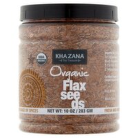 Khazana Organic Flax Seeds, 10 oz