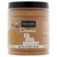 Khazana Organic Cumin Powder, 8.75 oz