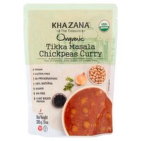 Khazana Organic Tikka Masala Chickpeas Curry, 10 oz