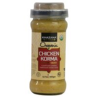 Khazana Organic Chicken Korma Simmer Sauce, 12.7 oz