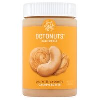 Octonuts California Pure & Creamy Cashew Butter, 16 oz