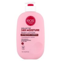 eos Shea Better Pomegranate Raspberry 24h Moisture Body Lotion, 16 fl oz