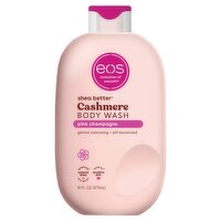 eos Shea Better Pink Champagne Cashmere Body Wash, 16 fl oz