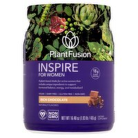 PlantFusion Inspire for Women Rich Chocolate Plant Protein Dietary Supplement, 16.40 oz