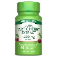 Nature's Truth Vitamins Ultra Tart Cherry Extract Herbal Supplement, 1,200 mg, 90 count