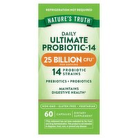 Nature's Truth Daily Ultimate Probiotic-14 Dietary Supplement, 60 count