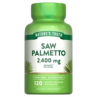 Nature's Truth Saw Palmetto Dietary Supplement, 120 count