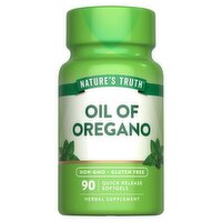 Nature's Truth Vitamins Oil of Oregano Herbal Supplement, 3,000 mg, 90 count