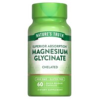 Nature's Truth Magnesium Glycinate Chelated Dietary Supplement, 60 count