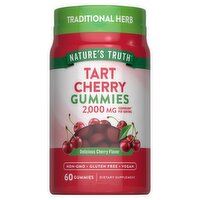 Nature's Truth Natural Tart Cherry Flavor Dietary Supplement, 2,000 mg, 60 count, 60 Each