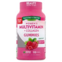 Nature's Truth Women's Multivitamin + Collagen Gummies Dietary Supplement Value Size, 110 count