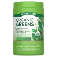Nature's Truth Organic Greens 20+ Superfoods Dietary Supplement, 5.29 oz