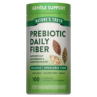 Nature's Truth Prebiotic Daily Fiber Dietary Supplement, 100 count
