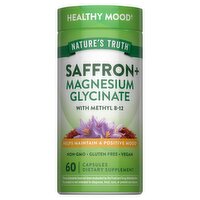 Nature's Truth Saffron + Magnesium Glycinate Dietary Supplement, 60 Count