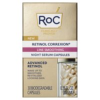 RoC Retinol Correxion Line Smoothing Night Serum Capsules, 30 count, 0.35 fl oz