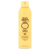 Sun Bum Kids Broad Spectrum Clear Sunscreen Spray, SPF 50, 6 oz