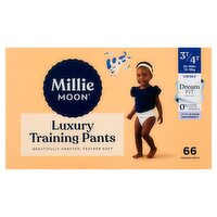  Millie Moon Dream Fit Design Unisex Luxury Training Pants, Size 3T/4T, 28-39 lbs, 66 count