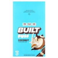 Built Coconut Puff Protein Bars, 1.41 oz, 12 count