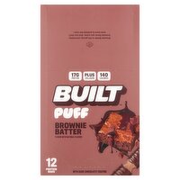 Built Puff Brownie Batter Protein Bars, 1.41 oz, 12 count