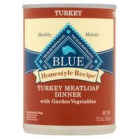 The Blue Buffalo Co. Blue Homestyle Recipe Turkey Meatloaf Dinner Natural Food for Dogs, 12.5 oz