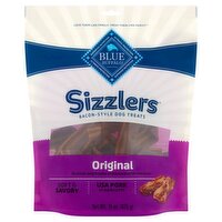 Blue Buffalo Sizzlers Original Bacon-Style Dog Treats, 15 oz