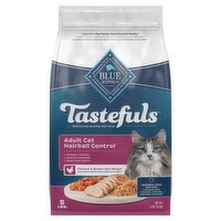 Blue Buffalo Tastefuls Chicken & Brown Rice Recipe Adult Hairball Control Cat Food, 5 lbs