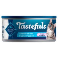 Blue Buffalo Tastefuls Natural Tender Morsels Wet Cat Food, Chicken Entrée 5.5-oz Can, 5.5 Ounce