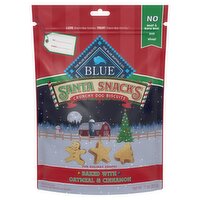 The Blue Buffalo Co. Blue Santa Snacks Natural Crunchy Dog Treat Biscuits, 11 oz