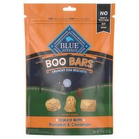 Blue Buffalo Boo Bars Baked with Pumpkin & Cinnamon Crunchy Natural Dog Treats Biscuits, 11 oz