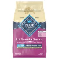 Blue Buffalo Small Breed Senior Chicken and Brown Rice Natural Food for Dogs, 5 lbs