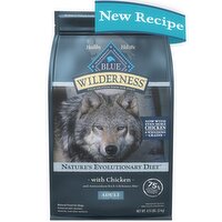 Blue Buffalo Wilderness High-Protein Natural Food for Dogs with Chicken, Adult, 4.5 lbs