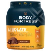 Body Fortress Chocolate Protein Isolate, 1.5 lb