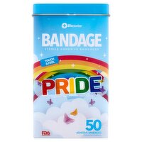 BioSwiss Pride Sterile Adhesive Bandages, 50 count