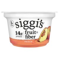 Siggi's Fruit & Fiber Peach Nonfat Yogurt, 5.3 oz