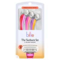 Billie The Sunburst Set Blade Razors, 3 count