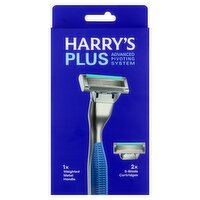 Harry's Plus Blade Cartridges and Weighted Metal Handle